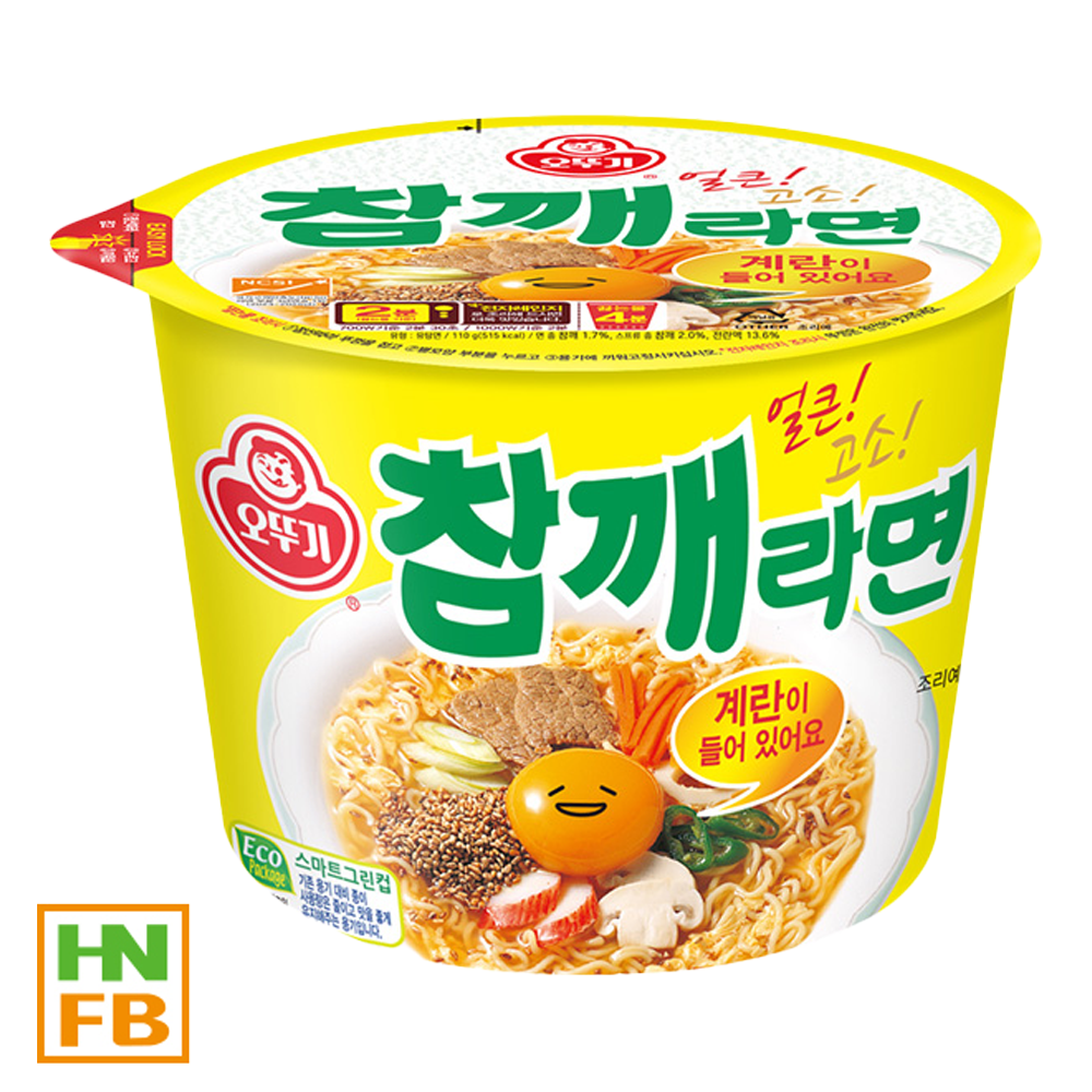 참깨라면컵(오뚜기)(1800)