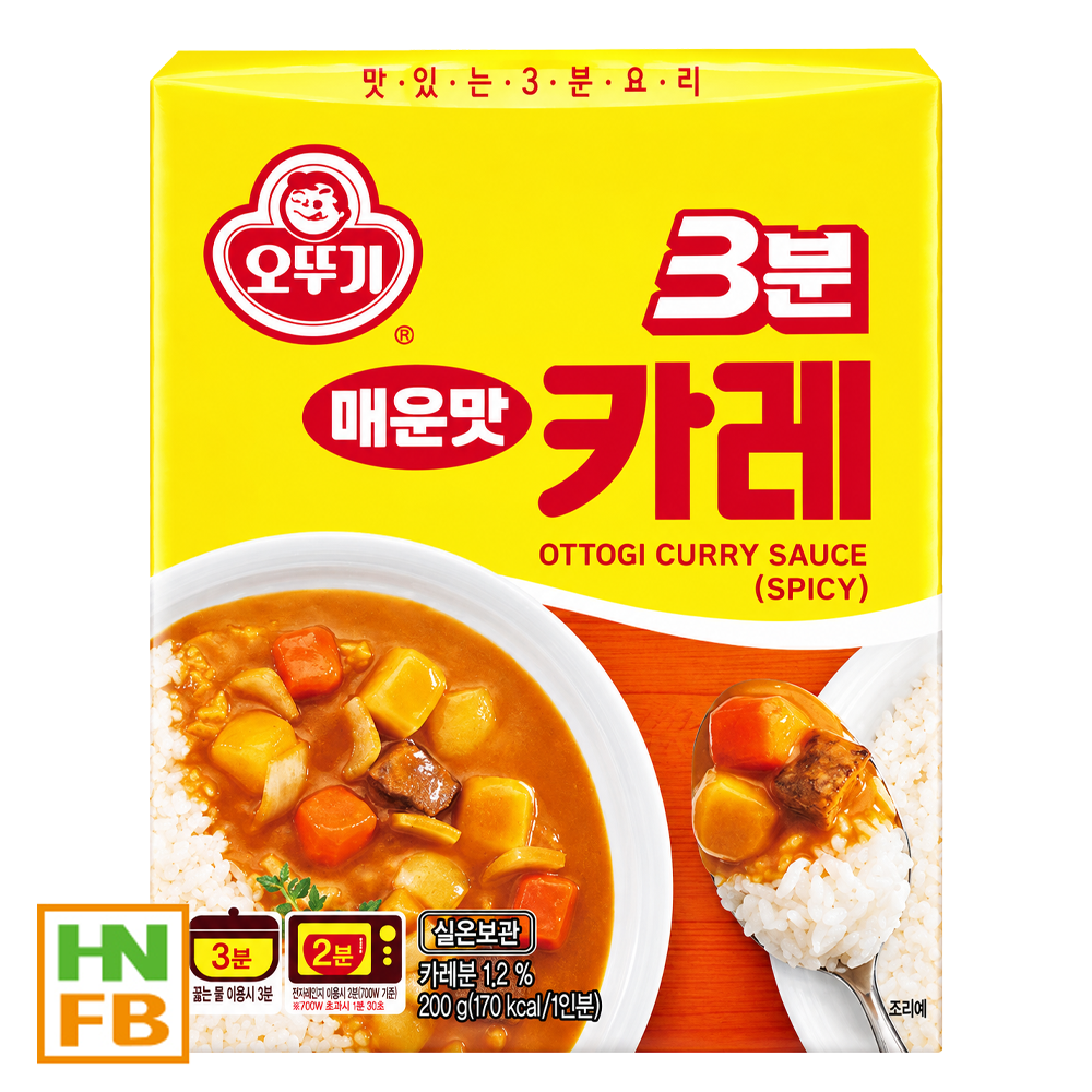 3분카레(매운맛)(오뚜기)(4500)