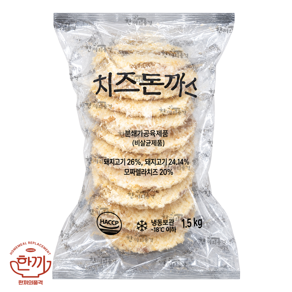 (냉동)한품치즈돈까스(벌크)1.5kg(6500)