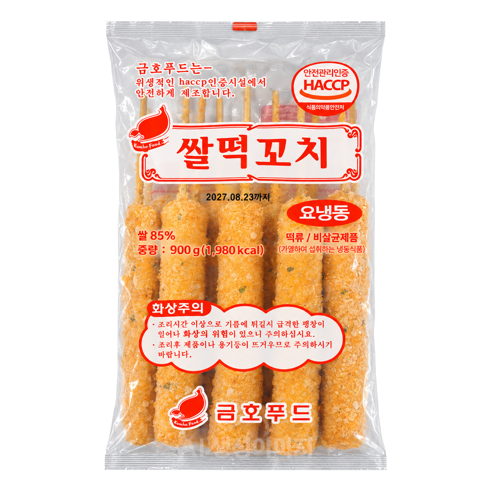 (냉동)한품쌀떡꼬치(금호푸드)(1500)