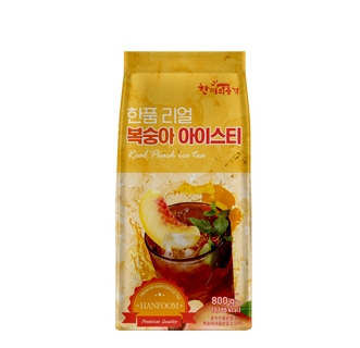 한품리얼복숭아아이스티800g