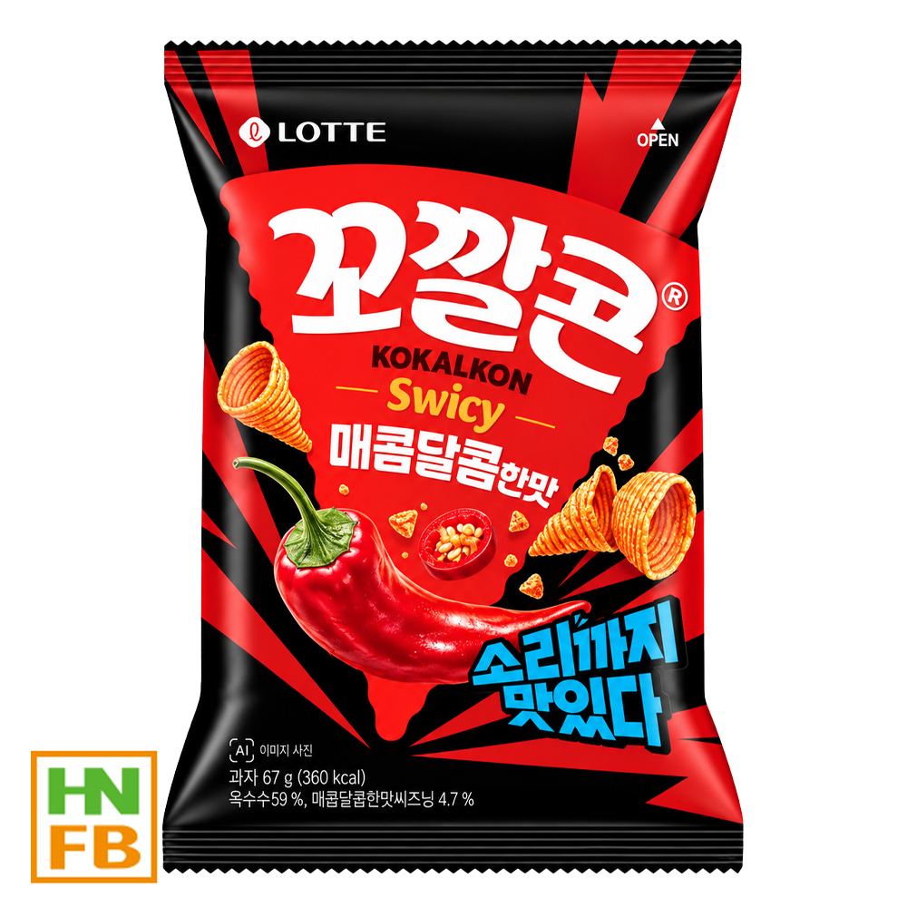 꼬깔콘매콤달콤(롯데)(1700)