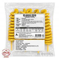 (냉동)한품토네이도감자(2500)
