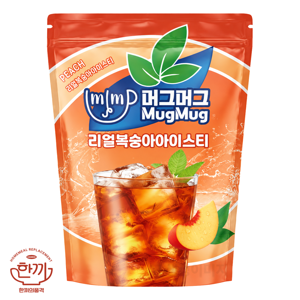 한품머그머그리얼복숭아아이스티800g